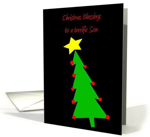 Christmas Blessings - son card (297453)