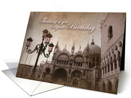 St. Mark's Square (Vintage), Venice, Italy card (262751)