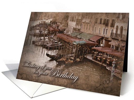 Grand Canal (Vintage), Venice, Italy card (263575)