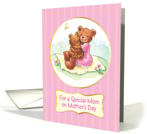 Mom's Mother's Day Cute Bear Hug card (1615746)