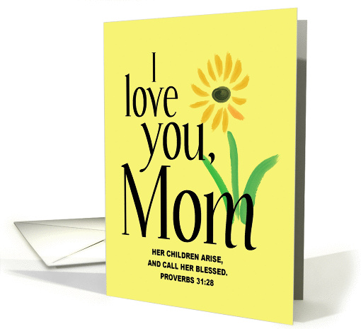 Mother I love you card (292641)