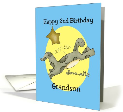 Second Birthday Grandson card (674010)