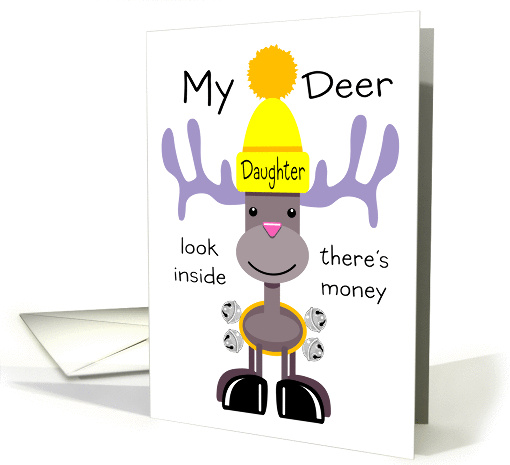 Deer Daughter Reindeer card (316268)