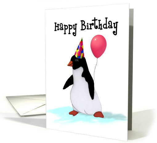 Penguin Birthday card (1376384)