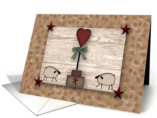 Heart Topiary Birthday card (527319)