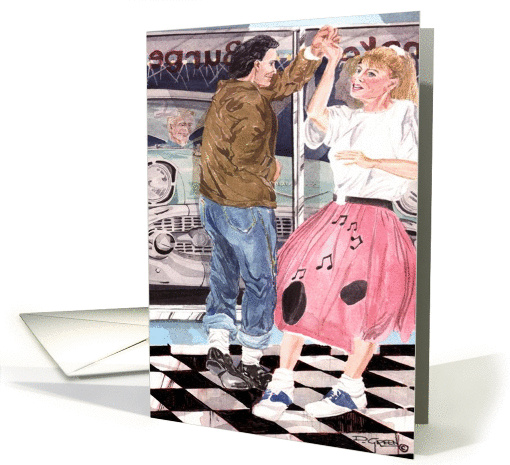 stuck in the 50's card (298624)