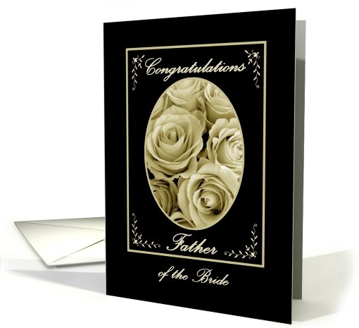 Father of the Bride - Wedding Congratulations card (475894)