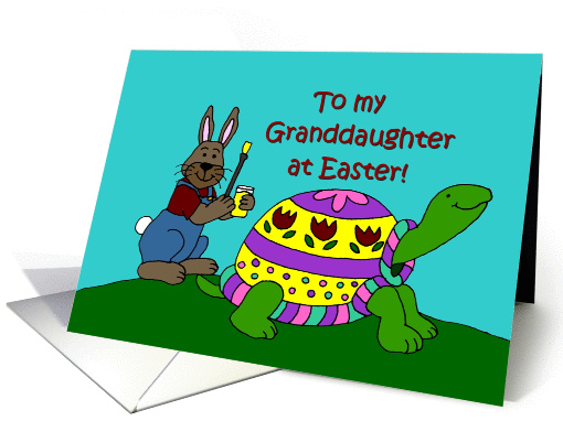 Colourful Easter turtle card (383934)