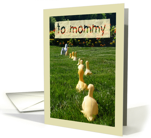 Mother's Day Ducks - from child card (318388)