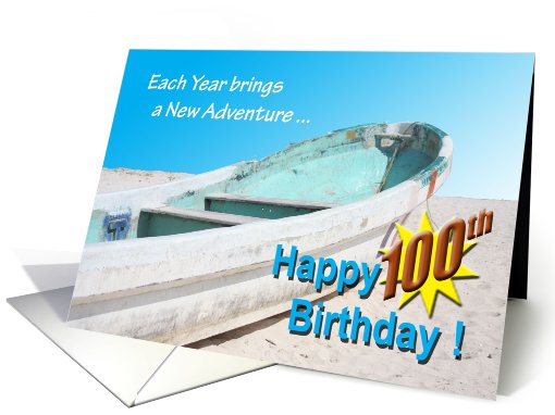 Happy 100th Birthday card (464244)