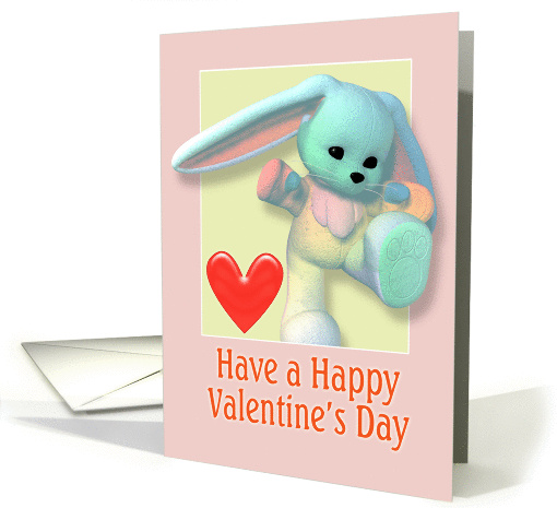 Valentine Bunny card (358172)