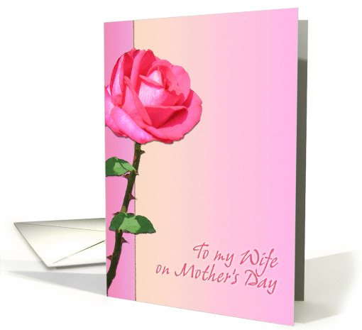 To my Wife on Mother's Day card (361405)