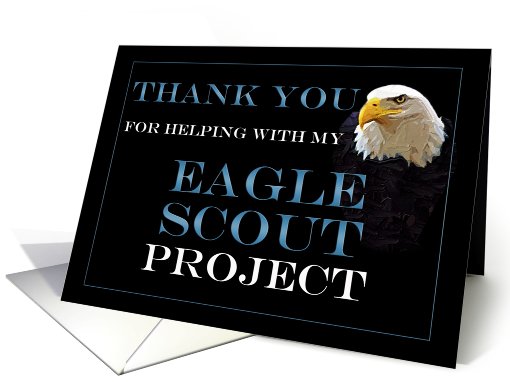 Thank You for Supporting Eagle Scout Project card (423766)