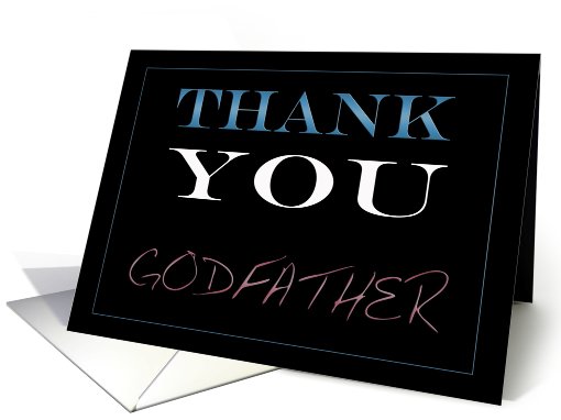 Godfather, Thank You card (442827)