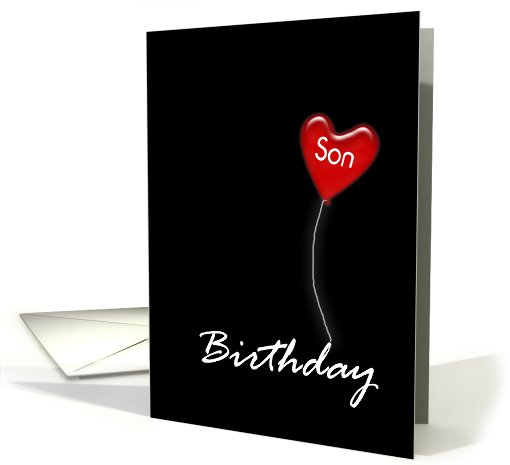 Son, Happy Birthday Balloon card (459989)