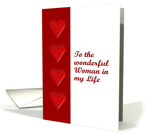 Wonderful Woman Valentine card (340594)