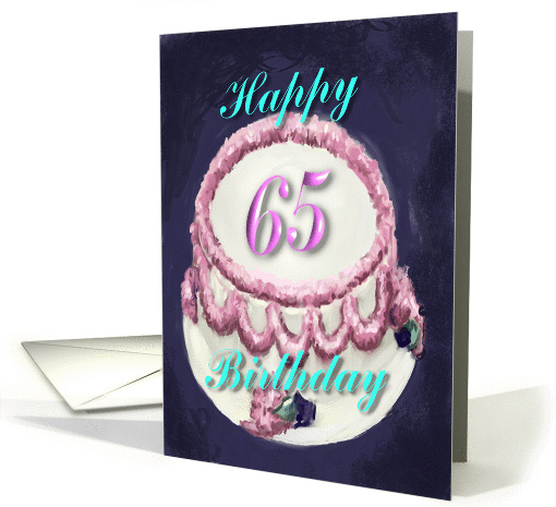 Happy 65  Birthday card (358698)