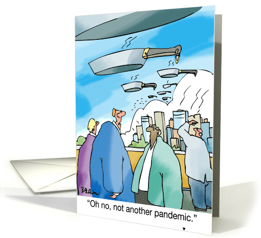 Oh No Not Another Pandemic A Birthday Greeting card (1619540)