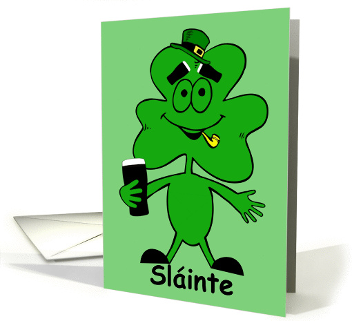 Funny St.Patrick's Day card shenanigans design card (379545)