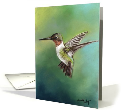 Hummingbird Birthday card (643724)