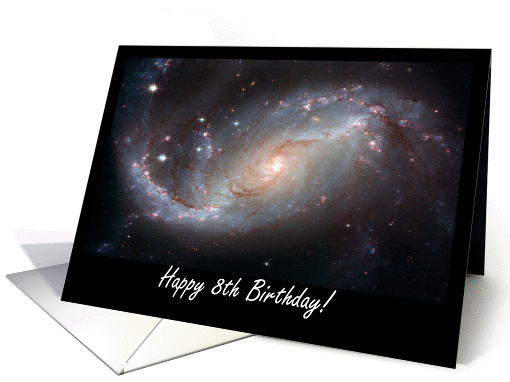 Happy 8th Birthday  - Boy Astronomy card (378562)