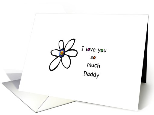 happy father's day daddy card (404175)