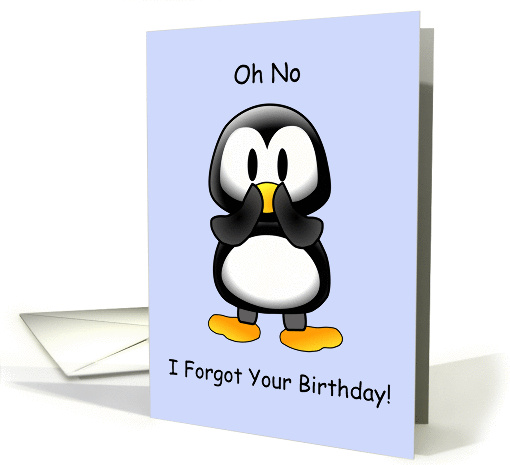 Oh No Penguin card (370164)