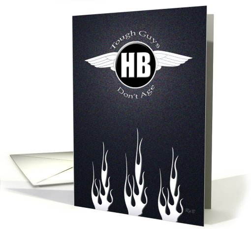 Flames and Wings : Happy Birthday card (822551)