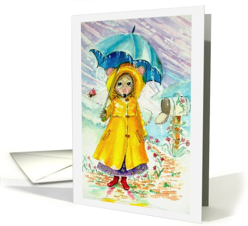 A Rainy Day Thinking of You card (402727)
