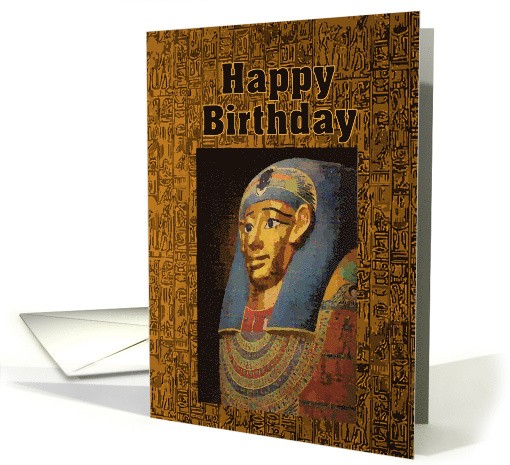 Pharaoh Happy Birthday Humor card (606176)