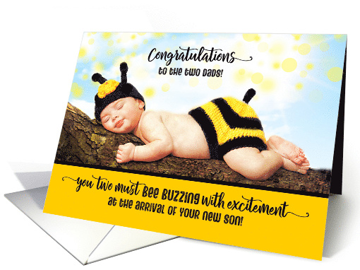 Congratulate Two Dads BUZZING About their New Son card (711868)
