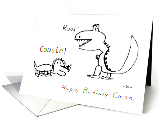 Happy Birthday, Greatest Cousin of them All card (1068093)