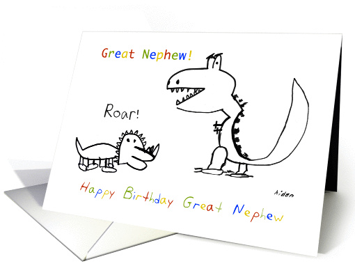 Happy Birthday, Greatest Great-Nephew Of Them All card (1068601)