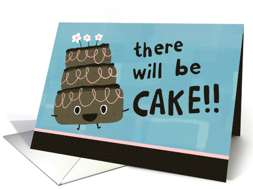 There Will Be Cake! Party Invitation card (885952)