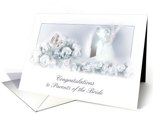 congratulations/parents of the bride card (508139)
