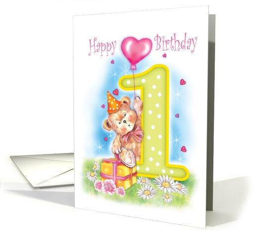 first birthday card (515111)
