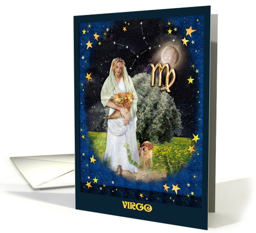 Virgo - Happy Birthday card (479914)