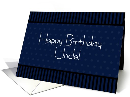Happy Birthday  Uncle card (484735)