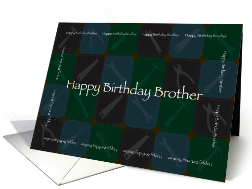 Happy Birthday Brother card (488996)