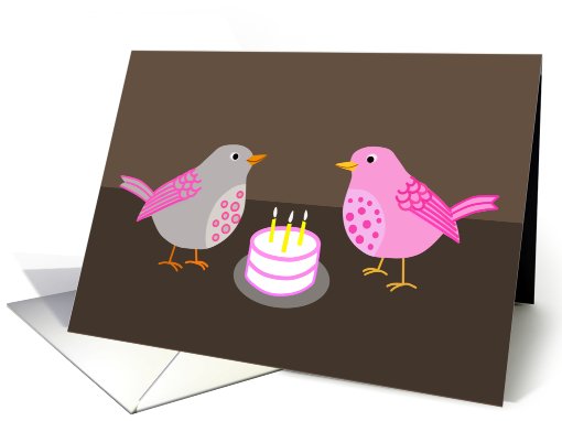 Bird Birthday Party card (598541)