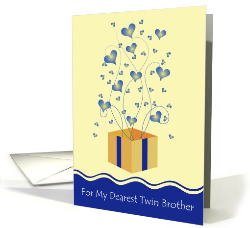 Happy Birthday Twin Brother card (589893)
