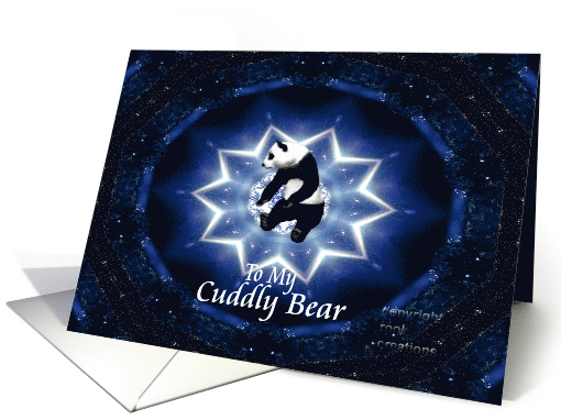 Cuddly Bear card (522941)