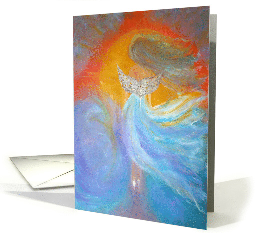 Lady Let Your Light Shine On Birthday Fine Art card (1598314)