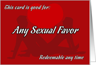 Free Sex Card