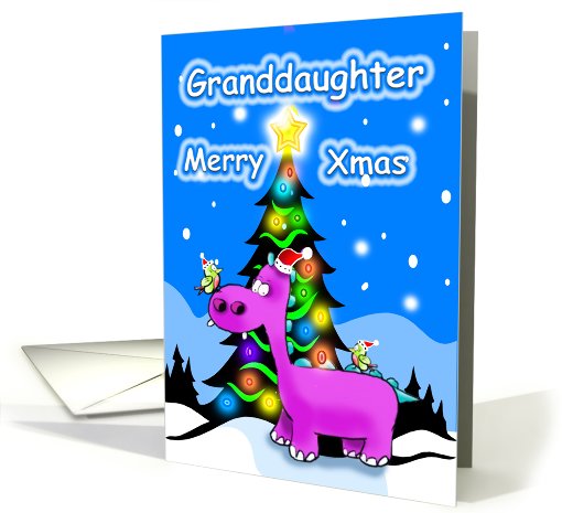 Granddaughter Merry Christmas card (540060)
