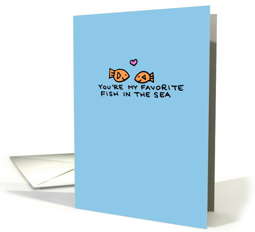 Favorite Fish in the Sea - Anniversary for Spouse card (1013593)