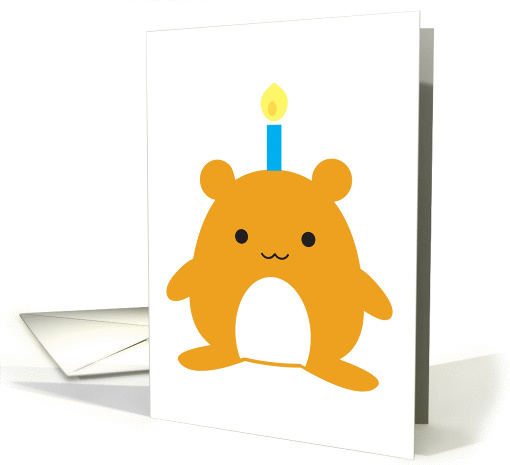 Happy Birthday Hamster card (850557)