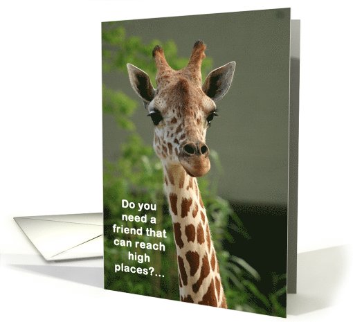 Giraffe card (546405)
