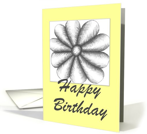 Happy Birthday Friendship Flower card (936304)