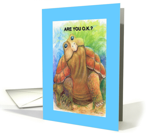 Are You O.K.? Cancer Encouragement for Partner of Cancer Patient card